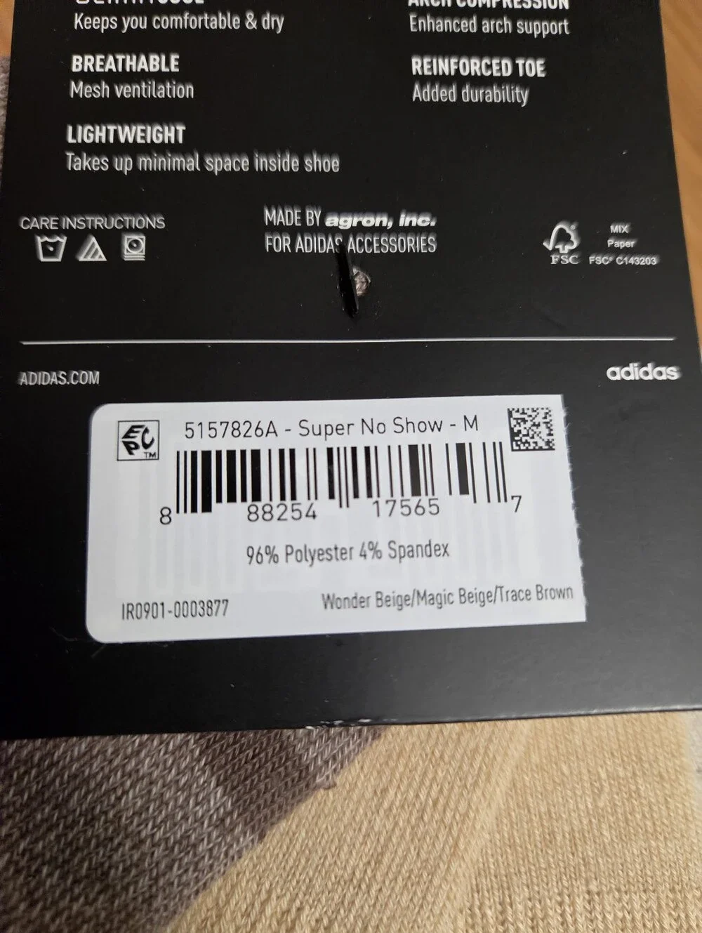 adidas men invisible